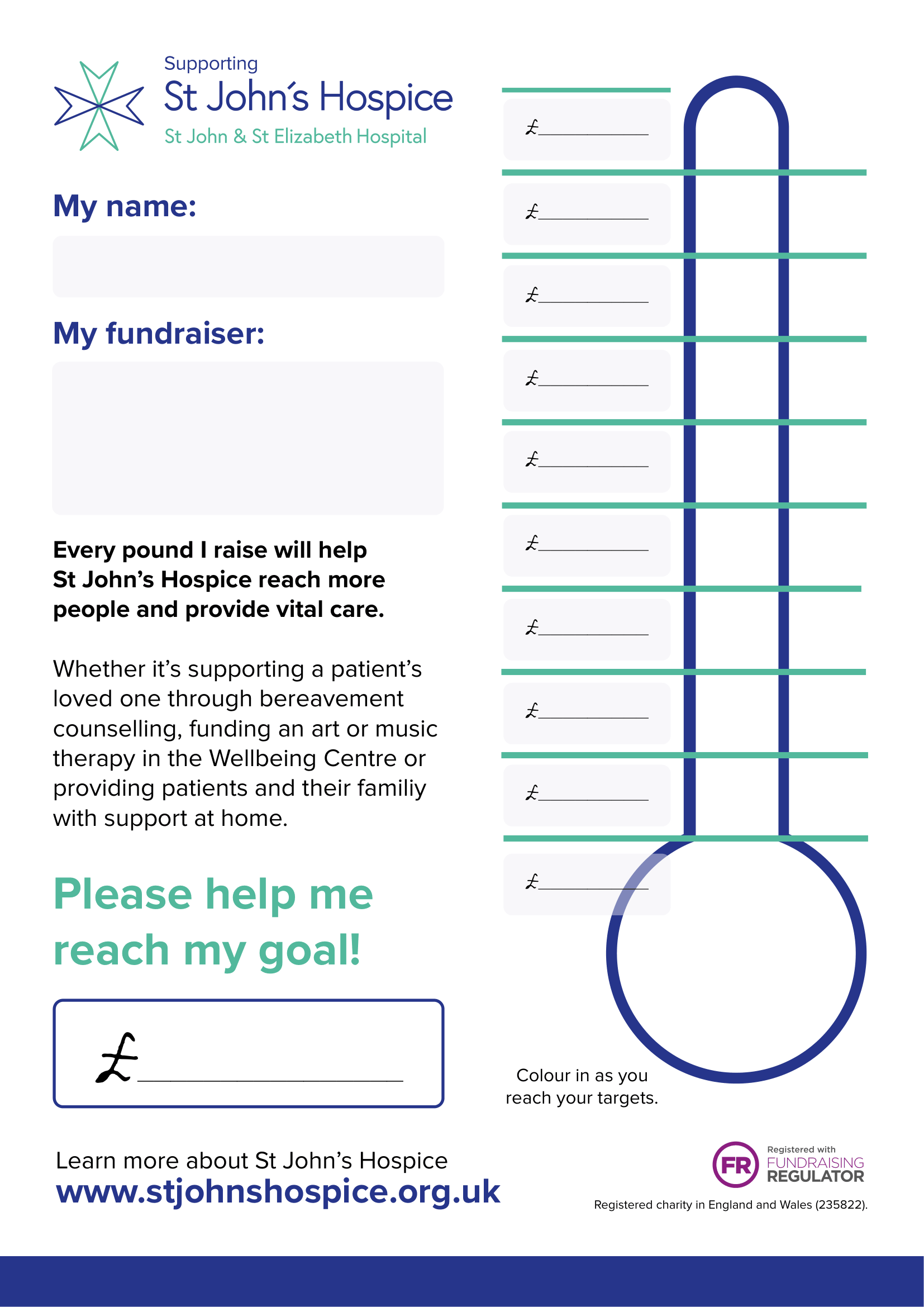 Fundraising totaliser